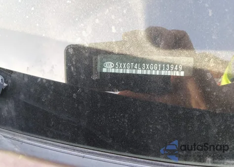 2016 Kia Optima Lx z USA, uszkodzony, nr VIN 5XXGT4L3XGG113949